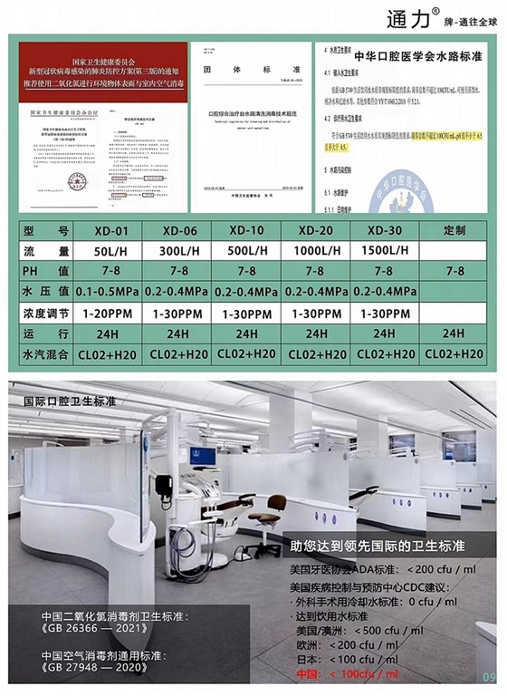 通力牌水路消毒仪